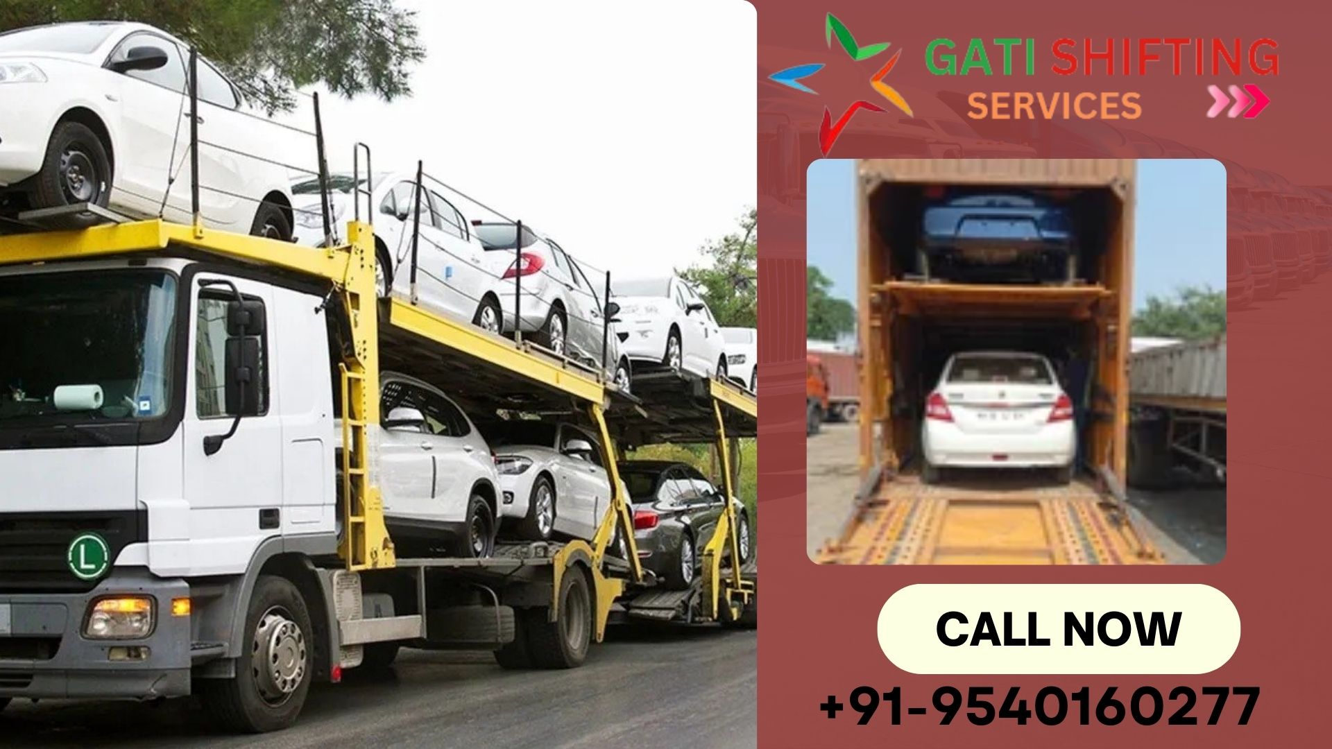 Car transport services from Mumbai to Gurgaon